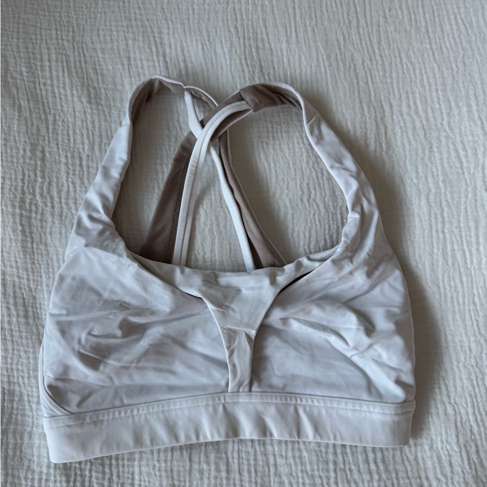 Lululemon Athletica White Sports Bra